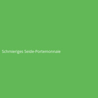 Schmieriges Seide-Portemonnaie