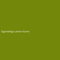 Eigenwillige Leinen-Kanne