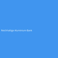 Reichhaltige Aluminium-Bank