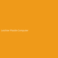 Leichter Plastik-Computer