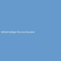 Mittelmäßiger Bronze-Rasierer