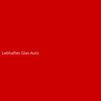 Lebhaftes Glas-Auto